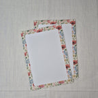 Einlegeblätter A5 Mohnblumen – Dot Grid Notizblätter, 90g/m², gepunktet, perforiert, Ringbuch, Discbuch, 15/30/60 Blatt