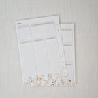 A5 Woche auf 2 Seiten Undatiert für Ringplaner oder Discbound Planer, 12 Monate, 75 Blatt